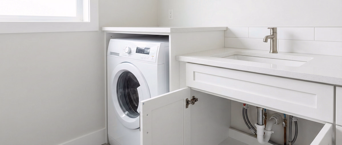 Minor plumbing - replace faucets, fix leaks, connect dishwashers, laundry and dryer machines